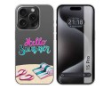 Funda Silicona Transparente compatible con IPhone 15 Pro (6.1) diseño Summer Dibujos