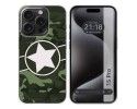 Funda Silicona compatible con IPhone 15 Pro (6.1) diseño Camuflaje 01 Dibujos