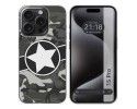 Funda Silicona compatible con IPhone 15 Pro (6.1) diseño Camuflaje 02 Dibujos