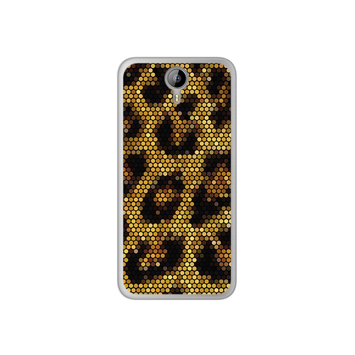 Funda Gel Tpu para Homtom HT3 Diseño Leopardo Dibujos