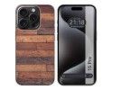 Funda Silicona compatible con IPhone 15 Pro (6.1) diseño Madera 03 Dibujos