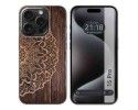 Funda Silicona compatible con IPhone 15 Pro (6.1) diseño Madera 06 Dibujos