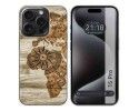 Funda Silicona compatible con IPhone 15 Pro (6.1) diseño Madera 07 Dibujos