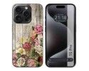 Funda Silicona compatible con IPhone 15 Pro (6.1) diseño Madera 08 Dibujos