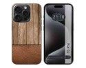 Funda Silicona compatible con IPhone 15 Pro (6.1) diseño Madera 09 Dibujos