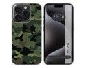 Funda Silicona compatible con IPhone 15 Pro (6.1) diseño Camuflaje Dibujos