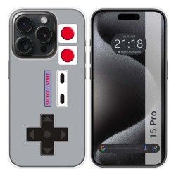 Funda Silicona compatible con IPhone 15 Pro (6.1) diseño Consola Dibujos