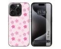 Funda Silicona compatible con IPhone 15 Pro (6.1) diseño Flores Dibujos