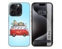 Funda Silicona compatible con IPhone 15 Pro (6.1) diseño Furgoneta Dibujos