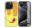 Funda Silicona compatible con IPhone 15 Pro (6.1) diseño Helado Vainilla Dibujos