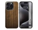 Funda Silicona compatible con IPhone 15 Pro (6.1) diseño Madera Dibujos