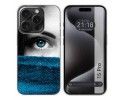 Funda Silicona compatible con IPhone 15 Pro (6.1) diseño Ojo Dibujos
