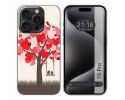 Funda Silicona compatible con IPhone 15 Pro (6.1) diseño Pajaritos Dibujos