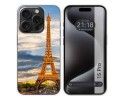 Funda Silicona compatible con IPhone 15 Pro (6.1) diseño Paris Dibujos