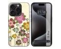 Funda Silicona compatible con IPhone 15 Pro (6.1) diseño Primavera En Flor Dibujos