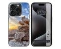 Funda Silicona compatible con IPhone 15 Pro (6.1) diseño Sunset Dibujos