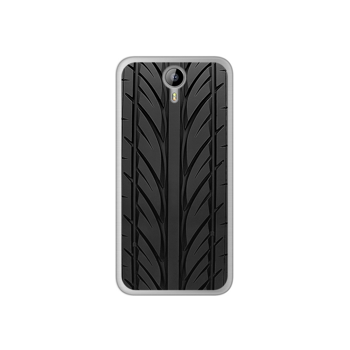 Funda Gel Tpu para Homtom HT3 Diseño Neumatico Dibujos