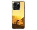 Funda Silicona Antigolpes compatible con IPhone 15 Pro (6.1) diseño Ciclista Dibujos