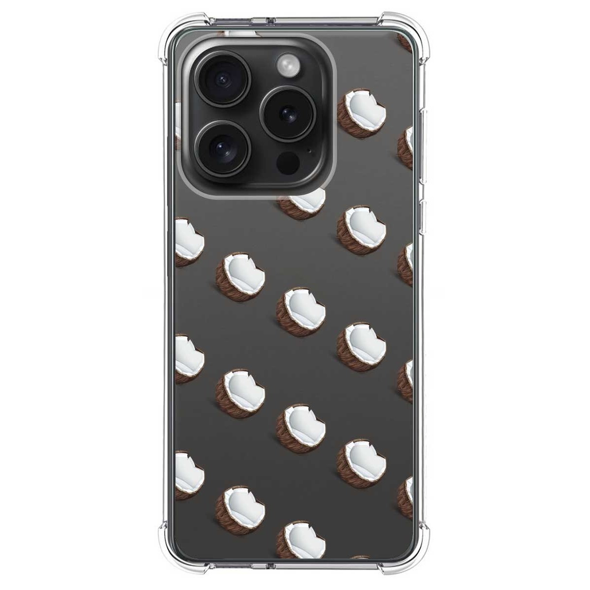 Funda Silicona Antigolpes compatible con IPhone 15 Pro (6.1) diseño Cocos Dibujos
