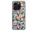 Funda Silicona Antigolpes compatible con IPhone 15 Pro (6.1) diseño Dulces 02 Dibujos