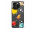 Funda Silicona Antigolpes compatible con IPhone 15 Pro (6.1) diseño Espacio Dibujos
