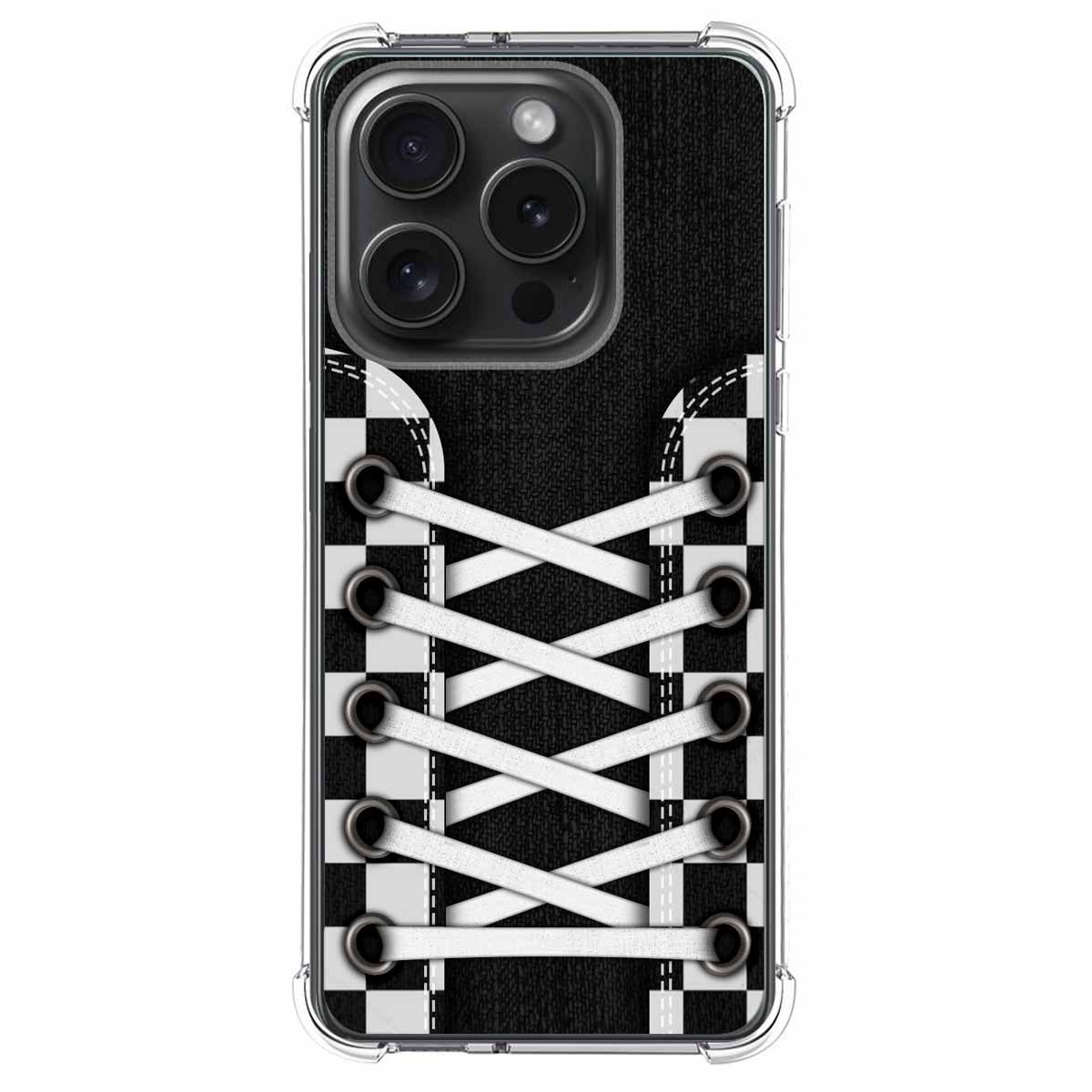 Funda Silicona Antigolpes compatible con IPhone 15 Pro (6.1) diseño Zapatillas 03 Dibujos