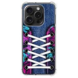 Funda Silicona Antigolpes compatible con IPhone 15 Pro (6.1) diseño Zapatillas 06 Dibujos