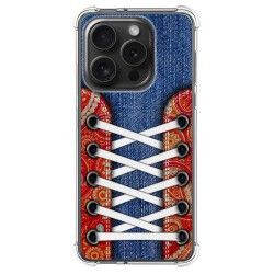Funda Silicona Antigolpes compatible con IPhone 15 Pro (6.1) diseño Zapatillas 11 Dibujos