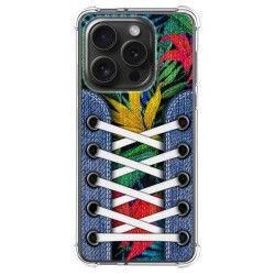 Funda Silicona Antigolpes compatible con IPhone 15 Pro (6.1) diseño Zapatillas 12 Dibujos