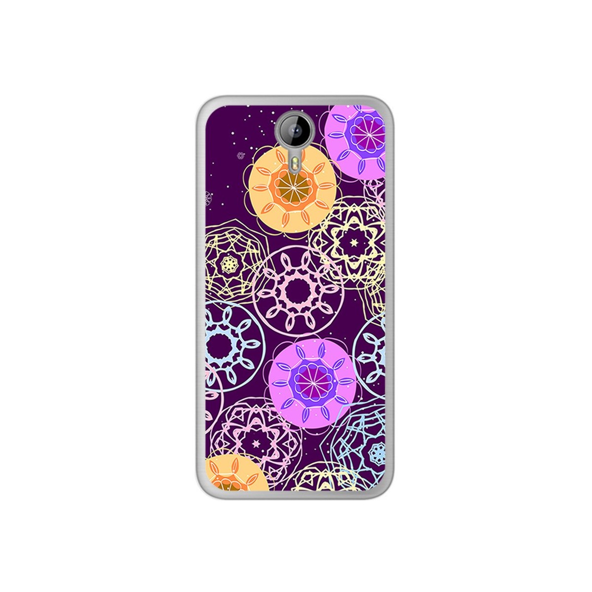 Funda Gel Tpu para Homtom HT3 Diseño Radial Dibujos