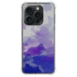Funda Silicona Antigolpes compatible con IPhone 15 Pro (6.1) diseño Acuarela 09 Dibujos