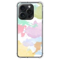 Funda Silicona Antigolpes compatible con IPhone 15 Pro (6.1) diseño Acuarela 11 Dibujos