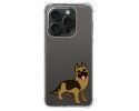 Funda Silicona Antigolpes compatible con IPhone 15 Pro (6.1) diseño Perros 03 Dibujos