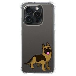 Funda Silicona Antigolpes compatible con IPhone 15 Pro (6.1) diseño Perros 03 Dibujos