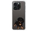 Funda Silicona Antigolpes compatible con IPhone 15 Pro (6.1) diseño Perros 04 Dibujos