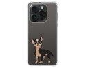 Funda Silicona Antigolpes compatible con IPhone 15 Pro (6.1) diseño Perros 05 Dibujos