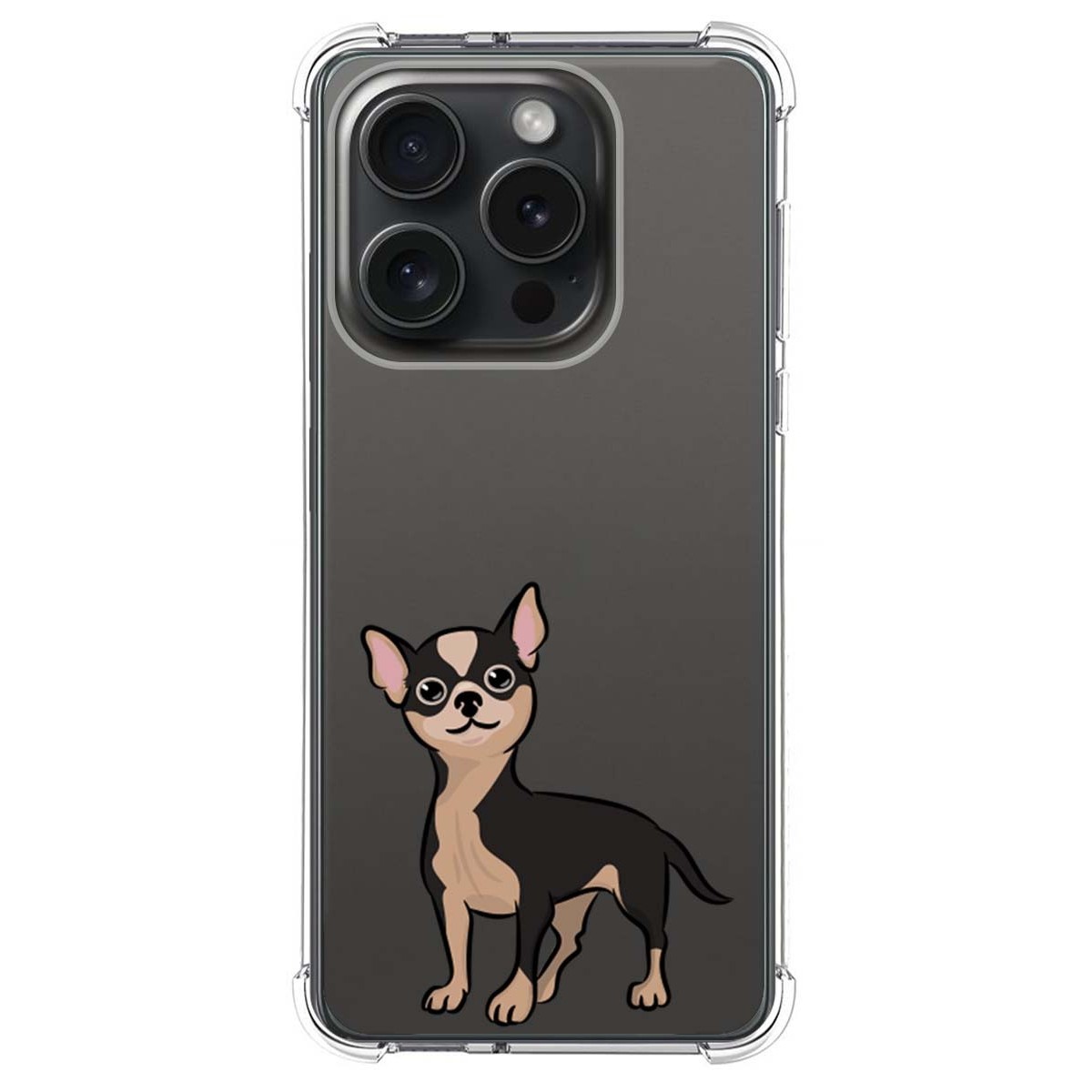 Funda Silicona Antigolpes compatible con IPhone 15 Pro (6.1) diseño Perros 05 Dibujos