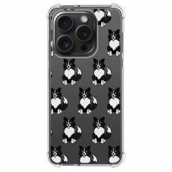 Funda Silicona Antigolpes compatible con IPhone 15 Pro (6.1) diseño Perros 07 Dibujos