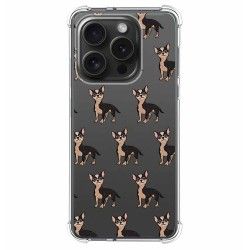 Funda Silicona Antigolpes compatible con IPhone 15 Pro (6.1) diseño Perros 11 Dibujos