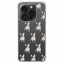 Funda Silicona Antigolpes compatible con IPhone 15 Pro (6.1) diseño Perros 12 Dibujos