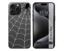 Funda Silicona Transparente compatible con IPhone 15 Pro Max (6.7) diseño Araña Dibujos