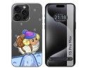 Funda Silicona Transparente compatible con IPhone 15 Pro Max (6.7) diseño Cabra Dibujos