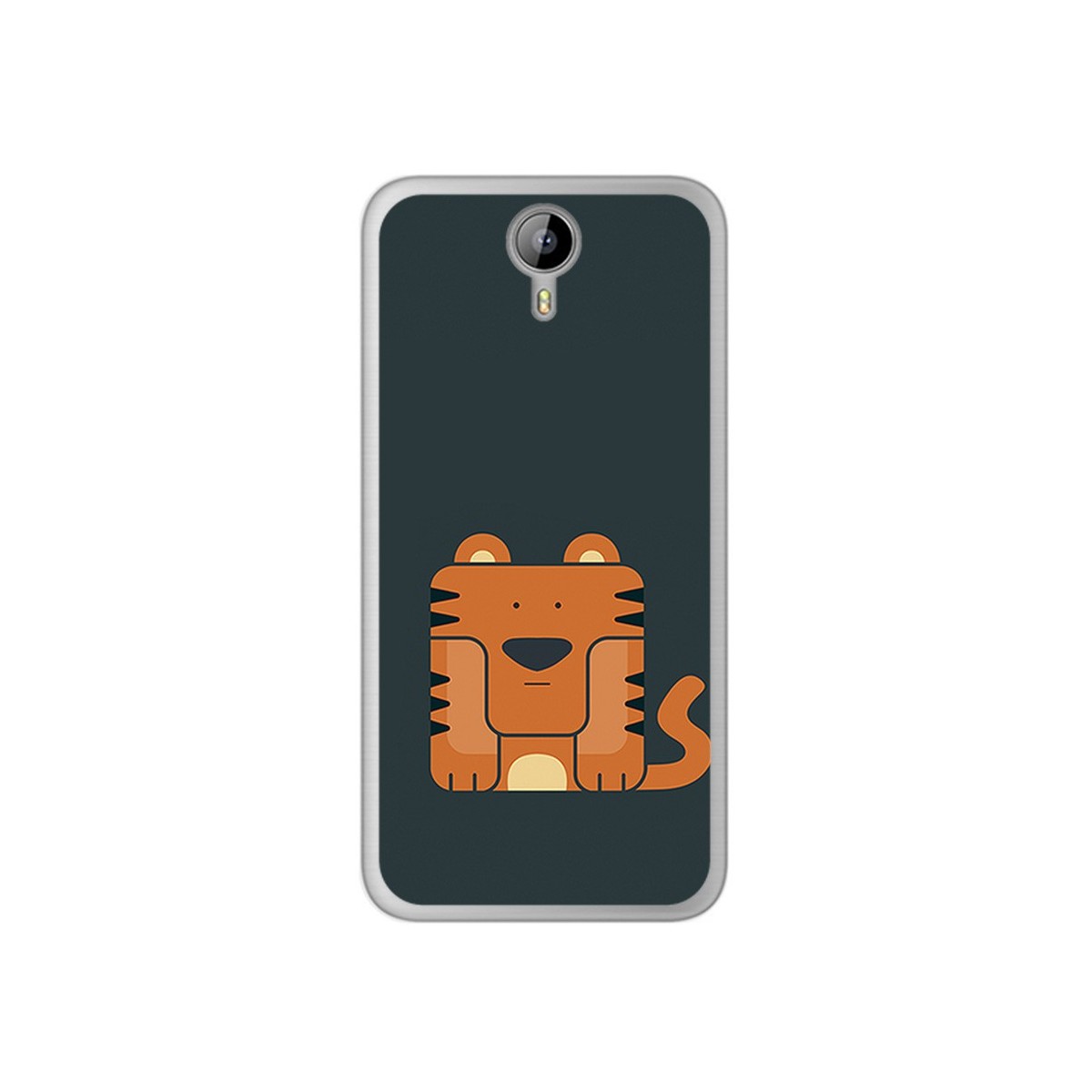Funda Gel Tpu para Homtom HT3 Diseño Tigre Dibujos