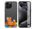 Funda Silicona Transparente compatible con IPhone 15 Pro Max (6.7) diseño Leopardo Dibujos
