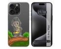 Funda Silicona Transparente compatible con IPhone 15 Pro Max (6.7) diseño Mono Dibujos