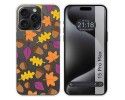 Funda Silicona Transparente compatible con IPhone 15 Pro Max (6.7) diseño Otoño Dibujos