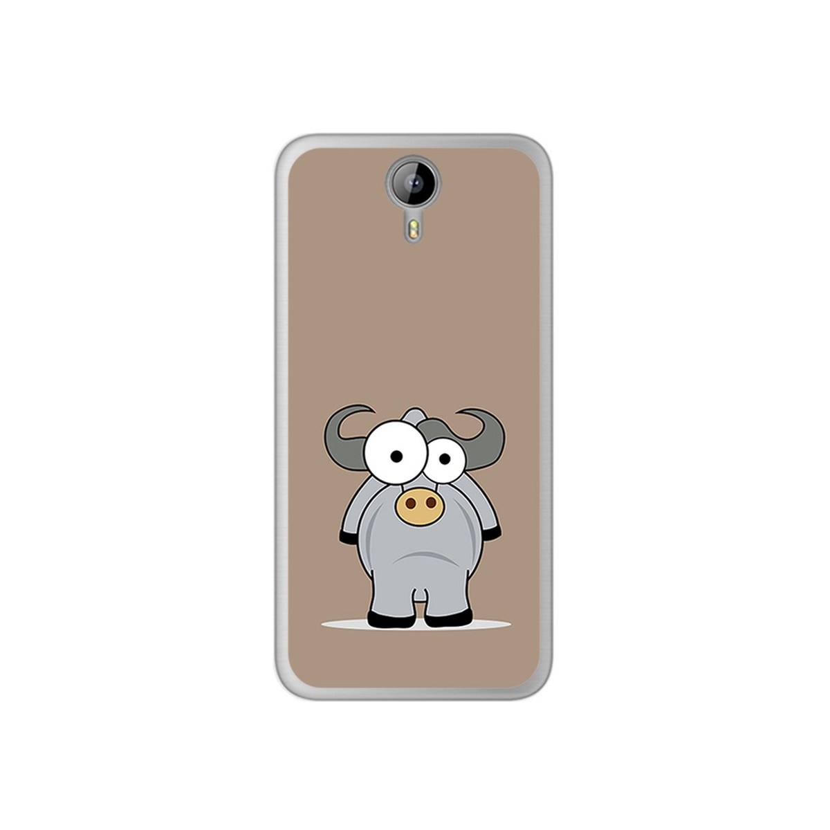 Funda Gel Tpu para Homtom HT3 Diseño Toro Dibujos