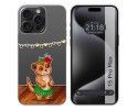 Funda Silicona Transparente compatible con IPhone 15 Pro Max (6.7) diseño Suricata Dibujos