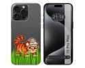 Funda Silicona Transparente compatible con IPhone 15 Pro Max (6.7) diseño Tigre Dibujos