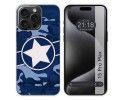 Funda Silicona compatible con IPhone 15 Pro Max (6.7) diseño Camuflaje 03 Dibujos